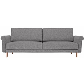 HÜLSTA sofa 2-Sitzer »hs.450«, modern Landhaus, Füße in Nussbaum, Breite 168 cm grau
