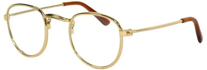 Puppen-Lesebrille, gold - 154