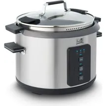 Fritel RC 1377 Schwarz, Edelstahl, 6 l, Tasten, Edelstahl, Glas, 1100 W