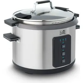Fritel RC 1377 Schwarz, Edelstahl, 6 l, Tasten, Edelstahl, Glas, 1100 W