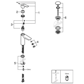 Grohe Eurosmart Einhandmischer Chrom
