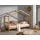 Vipack Mid.you Hausbett Natur, Holz, Eiche massiv 90x200 cm, Kinder- , Jugendzimmer, Kinderbetten, Hausbetten