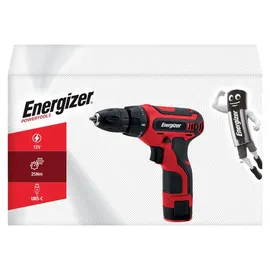 Energizer 12V Akku Bohrschrauber 25 Nm 0,8-10mm Bohrfutter