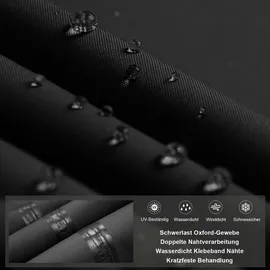 Dokon Gartenmöbel Abdeckung 120 x 90 x 74 cm Schwarz