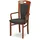 Home Affaire Armlehnstuhl Feinstruktur braun