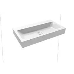 Kaldewei Cono Wandwaschtisch 902606003001 3090, 90x50x12cm, weiss Perl-Effekt, ohne Hahnloch