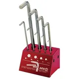 AMF Winkelschraubendrehersatz 911L-WM9 9-tlg.Werkstattständer SW 2,5-14mm