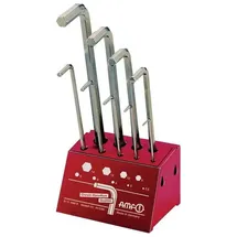 AMF Winkelschraubendrehersatz 911L-WM9 9-tlg.Werkstattständer SW 2,5-14mm