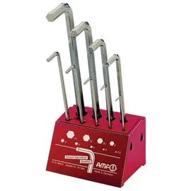 AMF Winkelschraubendrehersatz 911L-WM9 9-tlg.Werkstattständer SW 2,5-14mm