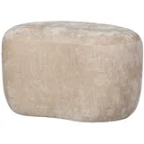 Woood Hocker Popular Chenille-Stoff 73 x 43 x 0 cm Beige