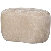 Woood Hocker Popular Chenille-Stoff 73 x 43 x 0 cm Beige