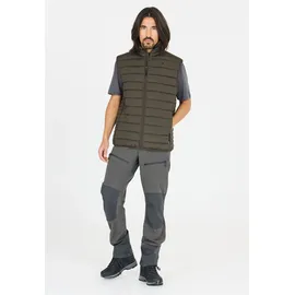 Whistler Steppweste "Edge", Herren, Gr. XXL, grün (tannengrün), 100% Polyester, normal, hoch geschlossener Ausschnitt, Westen Steppweste, mit angenehm leichter und wärmender Wattierung