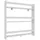 VCM Kinderregal Kidos 70 x 80 x 10 cm Holz weiß