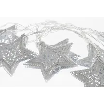 Myflair LED Lichterkette mit Sternen 200 cm Silber