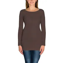Alkato Langarmshirt Braun L