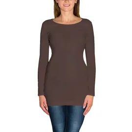 Alkato Langarmshirt Braun L