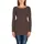 Alkato Langarmshirt Braun L