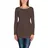 Alkato Langarmshirt Braun L
