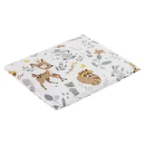 Medi Partners Kirschkernkissen Mikrowelle 20x25cm Körnerkissen groß Wärmekissen 500g Rechteck 100% Baumwolle Öko Natur Massagetherapie - Kirschkernkissen nacken schulter Kältetherapie (Reh)