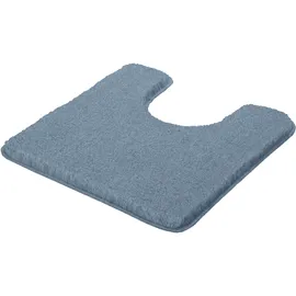 KLEINE WOLKE Badematte RELAX Blau 30 x 30 cm mit Ausschnitt