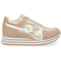 No Name  Sneaker PARKO JOGGER W - GRASS/SDE/NACRE - NOISETTE/NUDE/GOLD  in Braun, 39