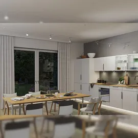 Paulmann CorDuo Seilsystem Montageset Zwischenabhängung 1m Chrom matt