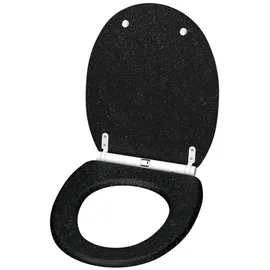 Sanilo WC-Sitz Glitzer Schwarz