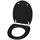 Sanilo WC-Sitz Glitzer Schwarz