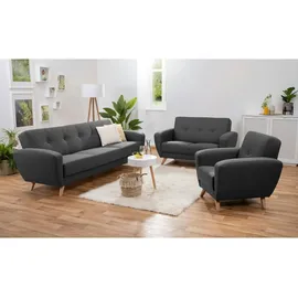 Max Winzer Sessel Jerry Flachgewebe 83 x 85 x 0 cm Grau