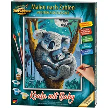 Schipper Malen nach Zahlen Koala mit Baby 24 St. mehrfarbig