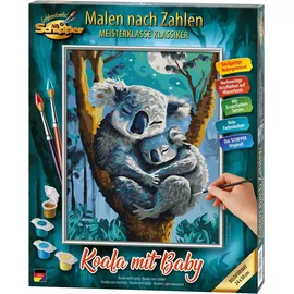 Schipper Malen nach Zahlen Koala mit Baby 24 St. mehrfarbig