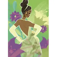 KOMAR Wandbild Disney Princess Tiana in Green 50 cm