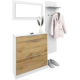 borchardt Möbel Garderoben-Set Oliva 3 Stk. beige