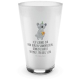 Mr. & Mrs. Panda Glas Koala Geschenk - Transparent - Glas, Latte Macchiato, Geburtstag, Koa, Premium Glas, Inspirierende Sprüche