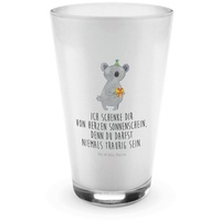 Mr. & Mrs. Panda Glas Koala Geschenk - Transparent - Glas, Latte Macchiato, Geburtstag, Koa, Premium Glas