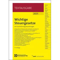 Nwb Verlag Wichtige Steuergesetze