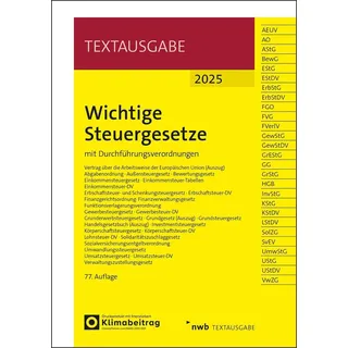 Nwb Verlag Wichtige Steuergesetze