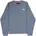 Herren Basic Sweatshirt Denim Blue S