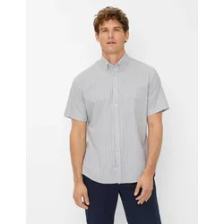 Kurzarmhemd BRAX "Style DAN", Herren, Gr. S, Normalgrößen, grün, 97% Baumwolle, 3% Elasthan, Hemden