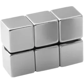 ALLboards Magnet silber, Metall 1,0 x 1,0 x 1,0 cm, 6 St.