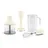 Smeg HBAC11CR 4er-Set, XXL-Mixbecher, Zerkleinerer, Kartoffelstamper, Schneebesen Creme