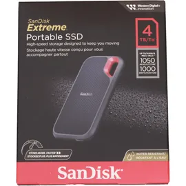 SanDisk Extreme Portable 4 TB USB-C 3.2 Schwarz