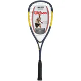 Wilson Squashschläger Hammer Lite (120g/kopflastig) grau/gelb - besaitet -