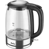 Amica Kd 2050G 1,7 l Schwarz/Transparent
