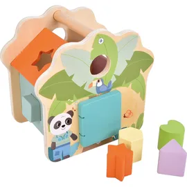 Small Foot Company Steckwürfel Haus Jungle Friends