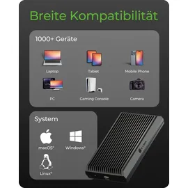 Icy Box IB-1920M-C42 M.2 NVMe Gehäuse mit USB4
