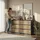 beautysofa Lemon 120 x 78 x 39 cm Eiche Artisan / Anthrazit
