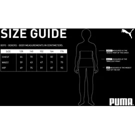 Puma Jungen, Boxershorts EVERYDAY LOGO PRINT 2er Pack - schwarz