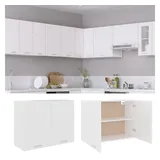vidaXL Hängeschrank Weiß 80x31x60 cm Holzwerkstoff
