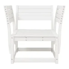 vidaXL Gartenstuhl 31 x 69 x 20 cm weiß